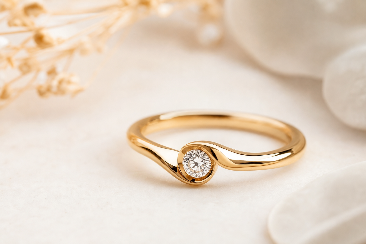 Handcrafted gold fine jewelry by Heyv